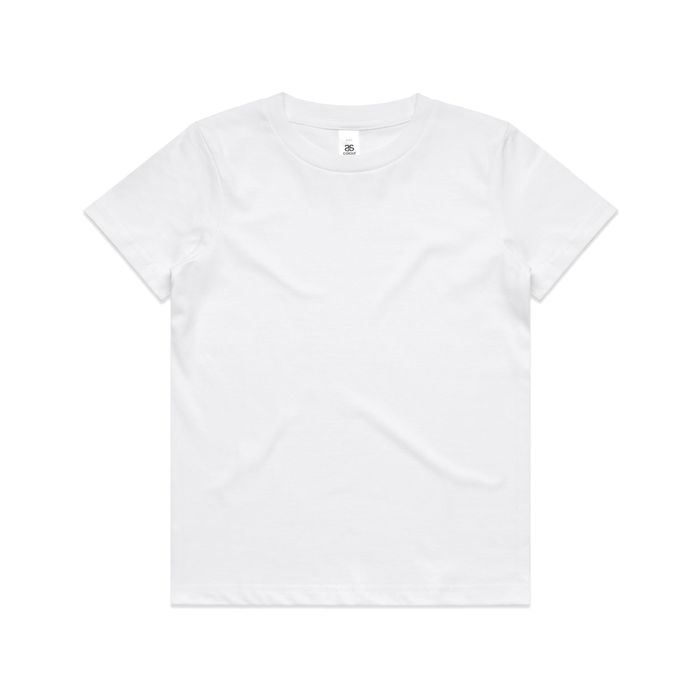 Kids Staple Tee in white
