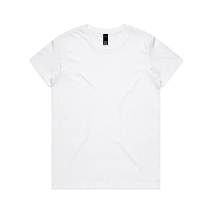 Maple Tee in white
