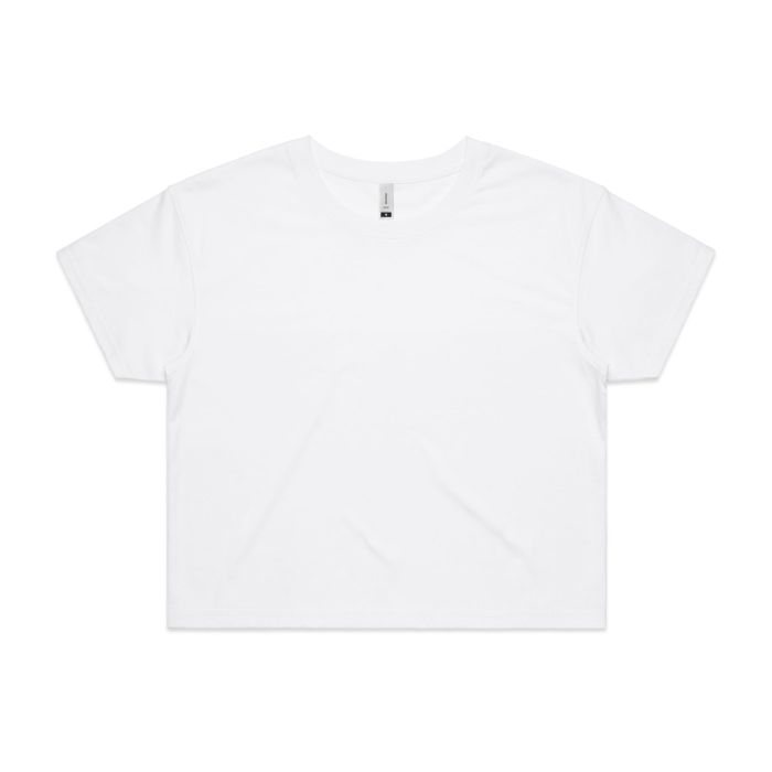 Crop Tee in white