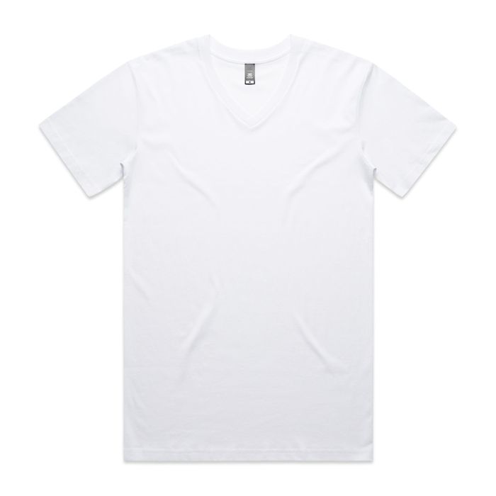 Staple V Neck Tee in white