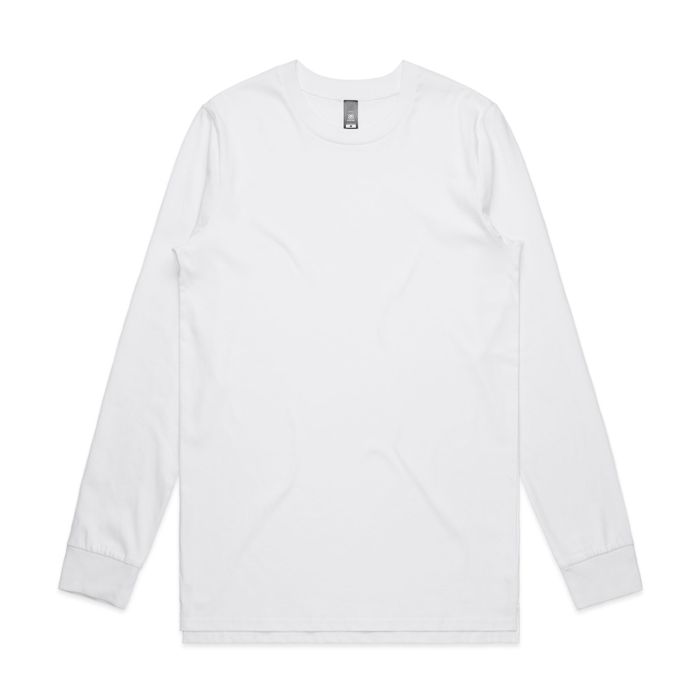 Base Long Sleeve Tee in white
